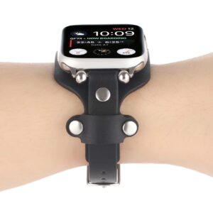 Stud Decor Watchband Compatible With Apple Watch
