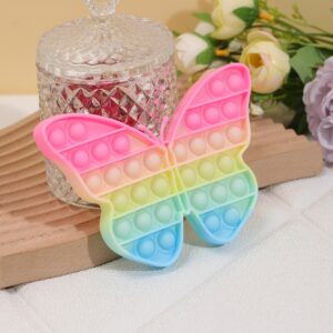 1pc Butterfly Shaped Push Pop Toy, Modern Fidget Toy For Home